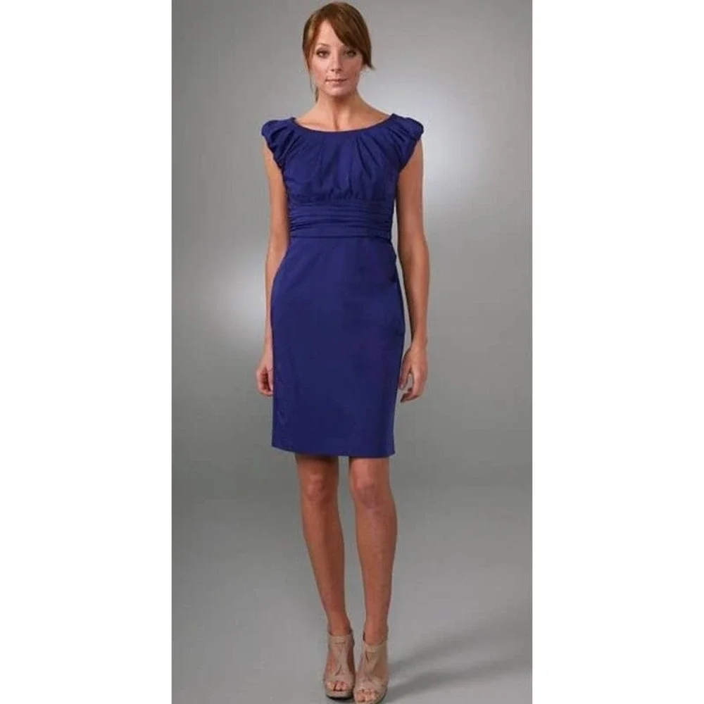 DIANE VON FURSTENBERG Jamila Dress Blue 0 - Picture 1 of 11